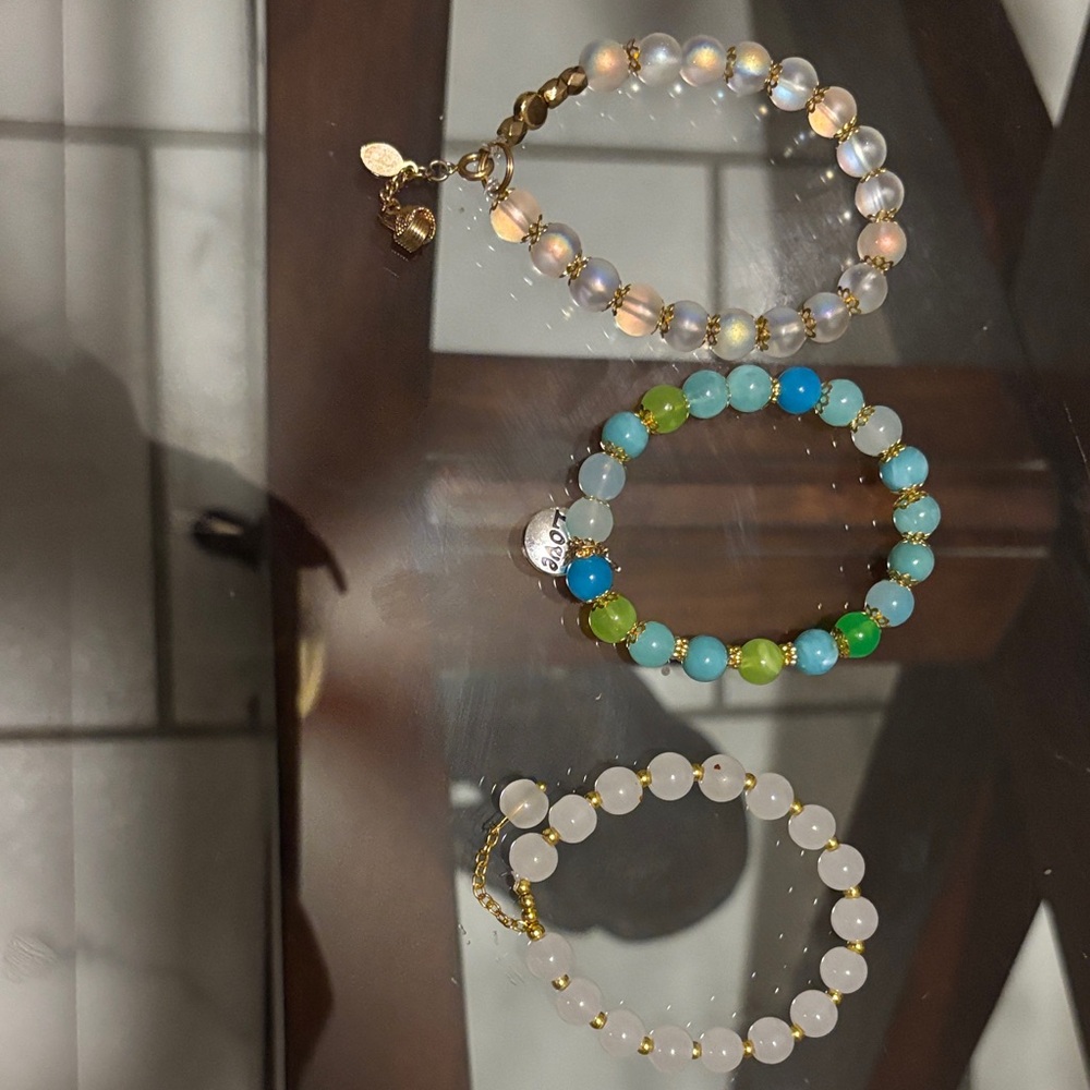 Elegant Beaded Bracelet Set